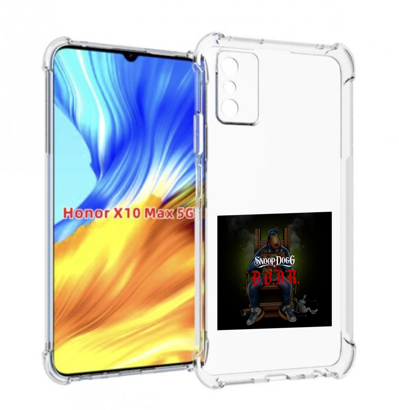 

Чехол Mypads Snoop Dogg B Для Honor X10 Max, Прозрачный, Tocco