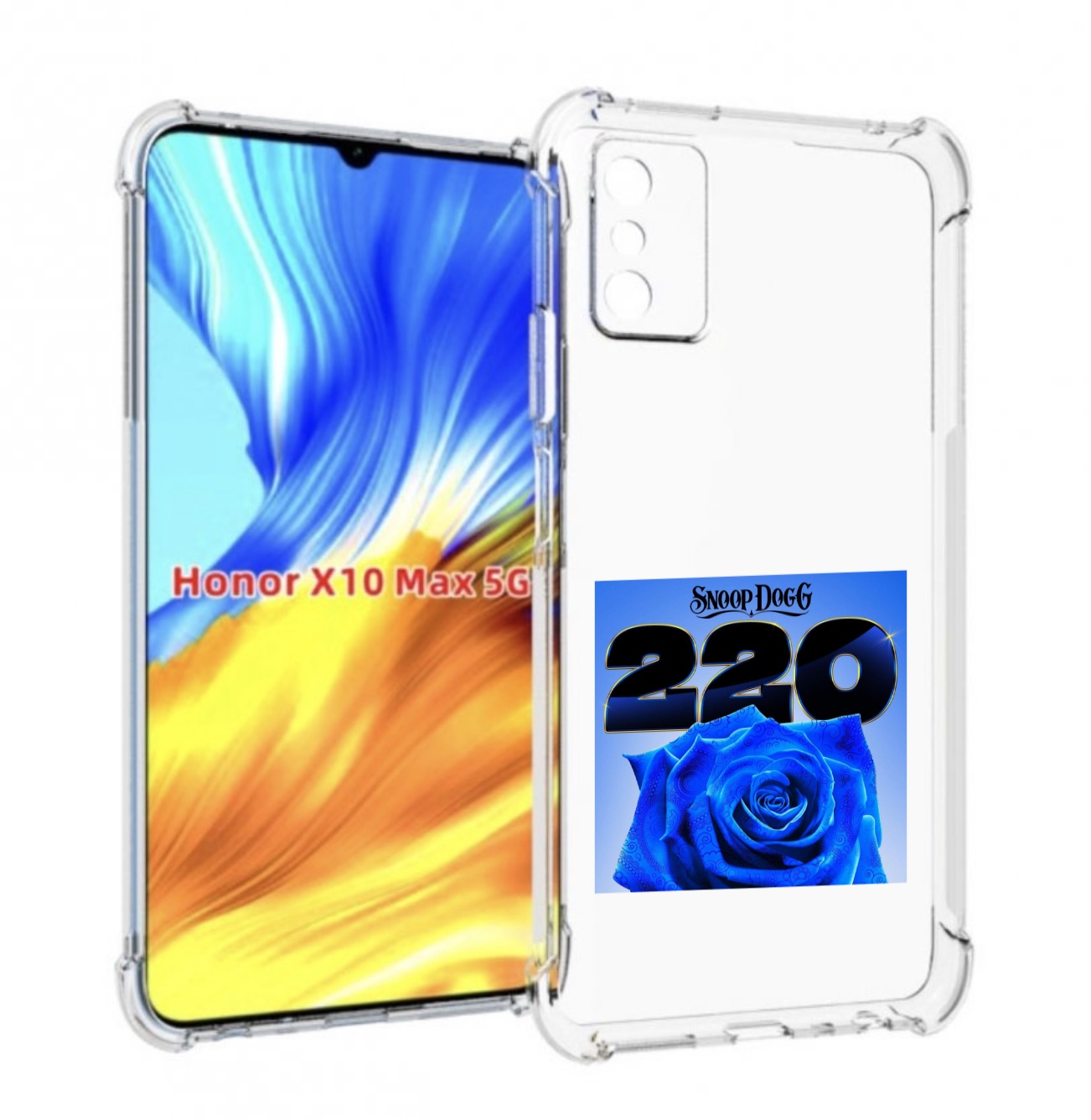 

Чехол Mypads Snoop Dogg 220 Для Honor X10 Max, Прозрачный, Tocco