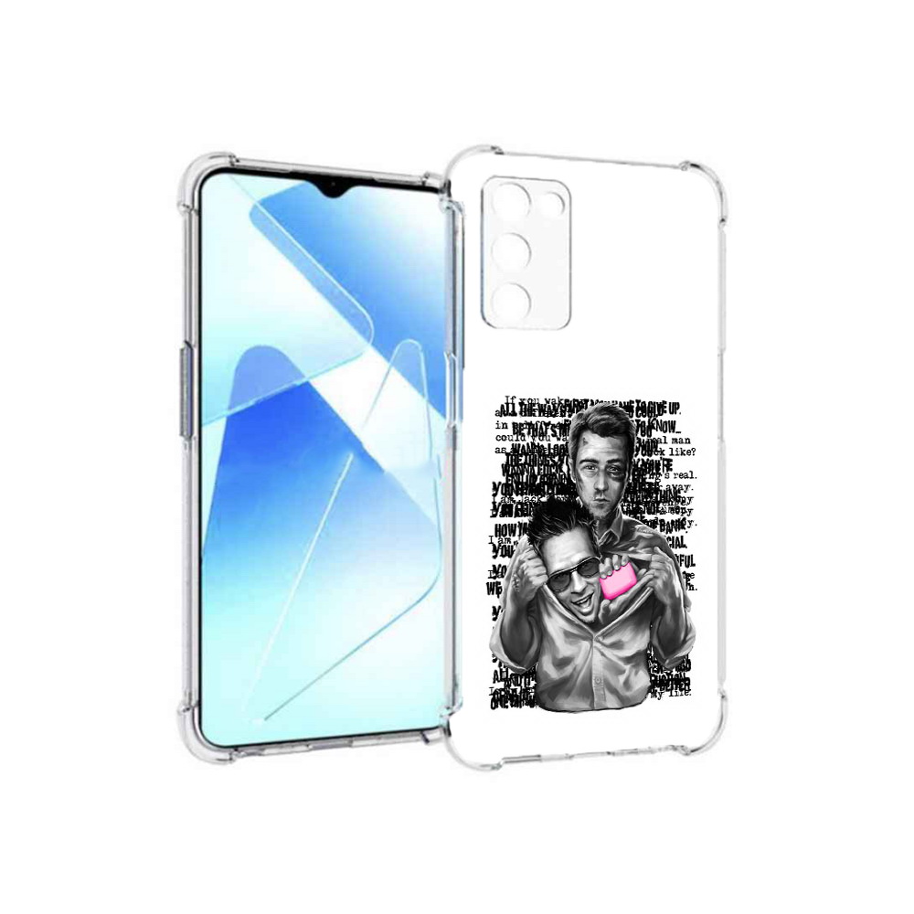 

Чехол MyPads Tocco для Infinix Zero X Pro бойцовский клуб, Прозрачный, Tocco