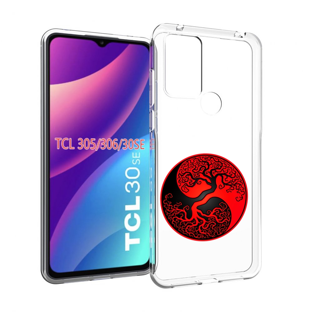 

Чехол MyPads инь янь дерево для TCL 30SE/305/306/30E, Tocco
