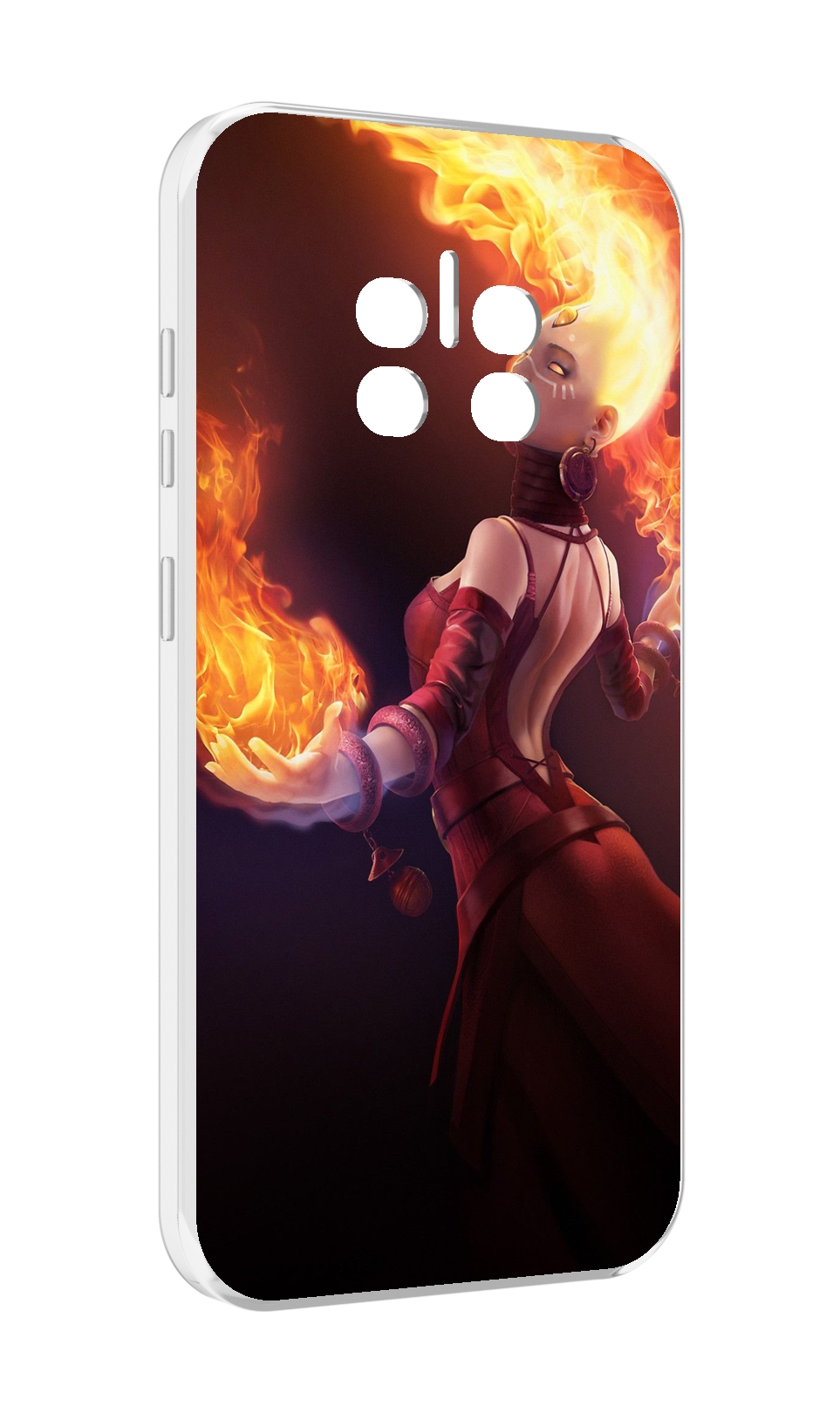 

Чехол MyPads dota 2 Lina для Doogee V11, Прозрачный, Tocco