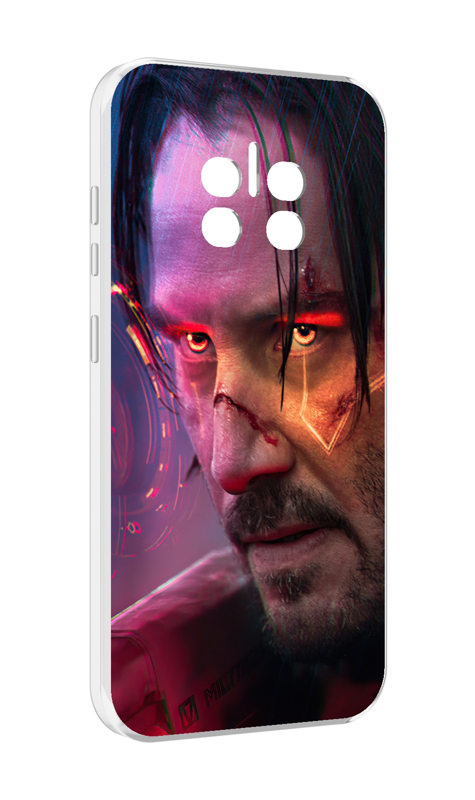 

Чехол MyPads cyberpunk 2077 Джонни Сильверхенд для Doogee V11, Прозрачный, Tocco