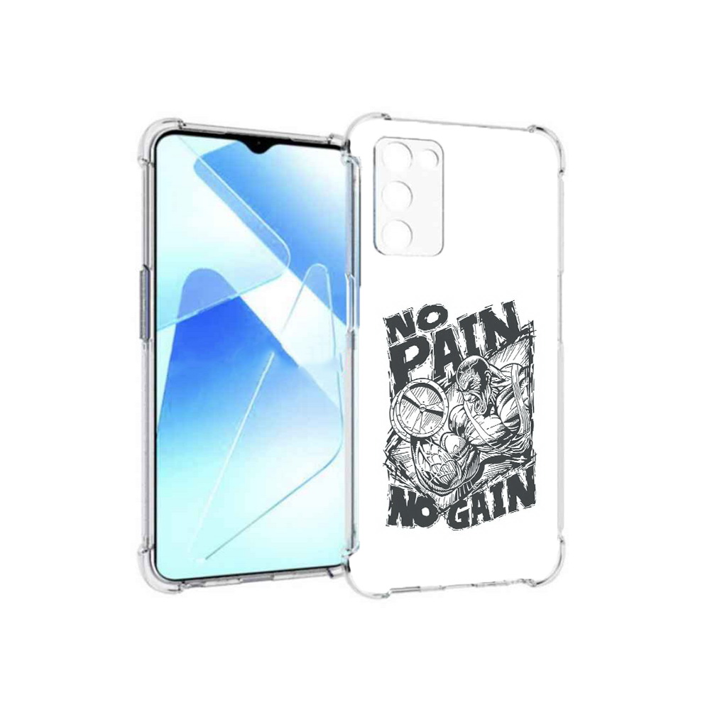 

Чехол MyPads Tocco для Infinix Zero X Pro бодибилдинг тяжелая работа, Прозрачный, Tocco