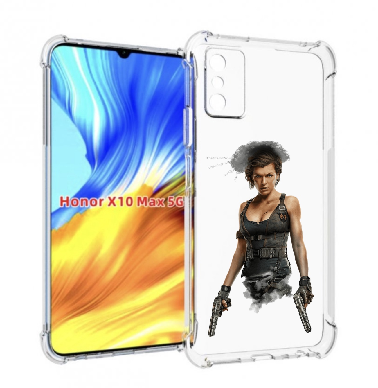 

Чехол Mypads Resident-Evil Для Honor X10 Max, Прозрачный, Tocco