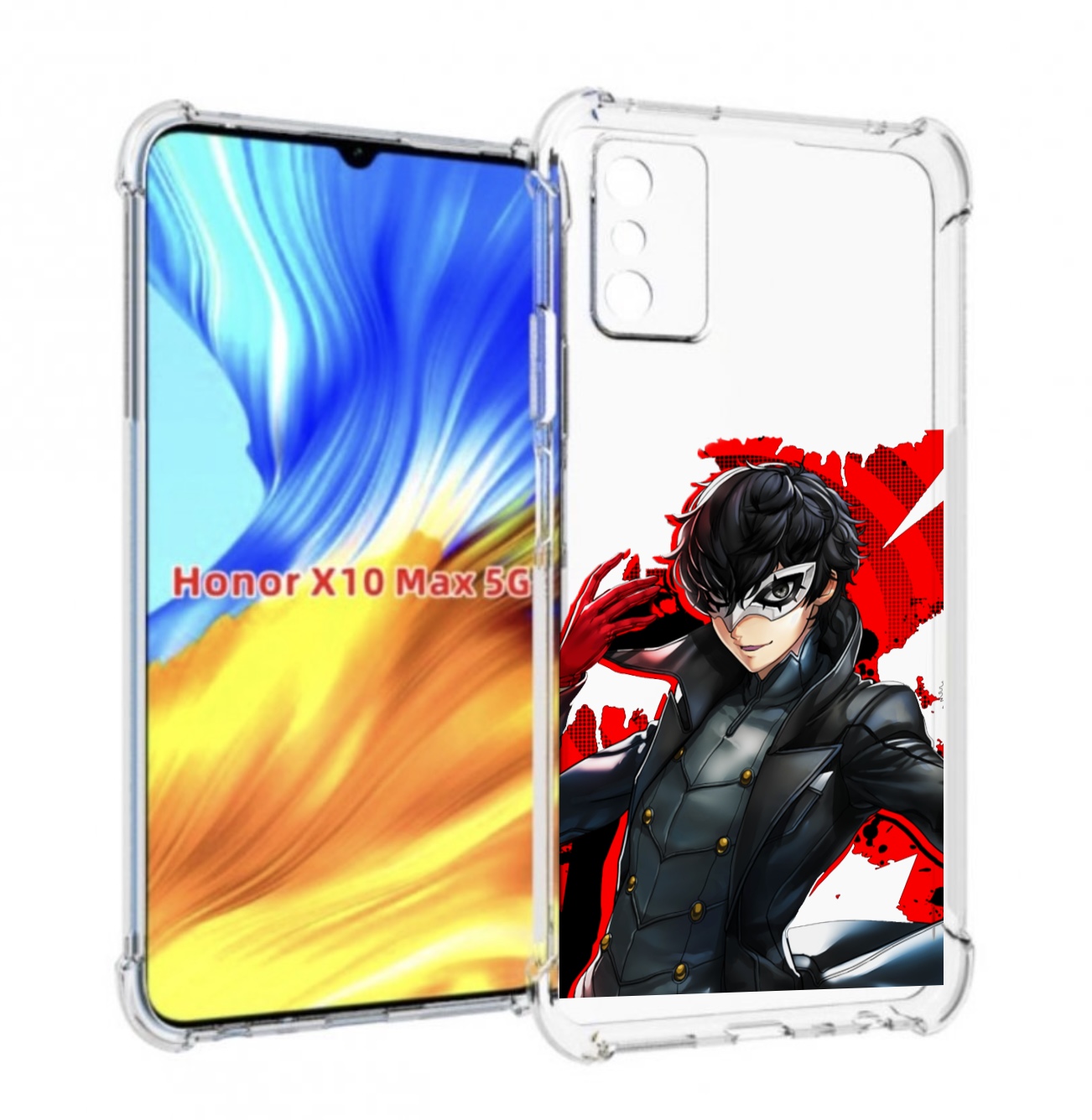 

Чехол Mypads Persona 5 Для Honor X10 Max, Прозрачный, Tocco