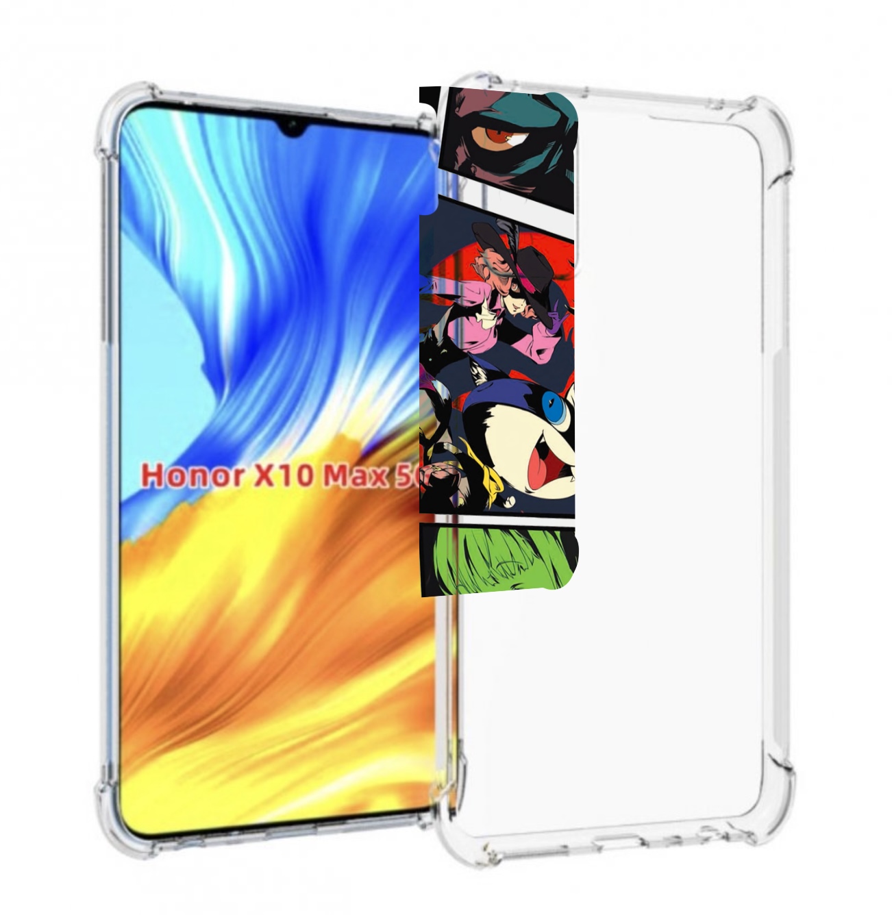 

Чехол Mypads Persona 5 Art Для Honor X10 Max, Прозрачный, Tocco