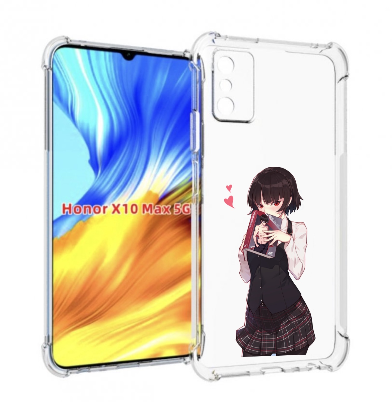 

Чехол Mypads Persona 5 - Makoto Niijima Для Honor X10 Max, Прозрачный, Tocco