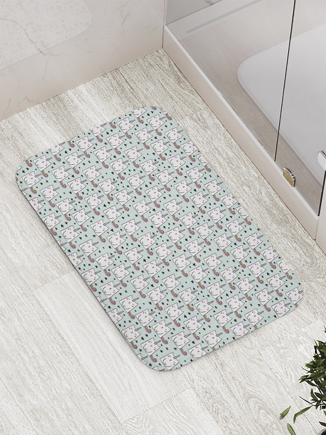 

Коврик противоскользящий для ванной, сауны, бассейна, 77х52 см bath_60456 JoyArty