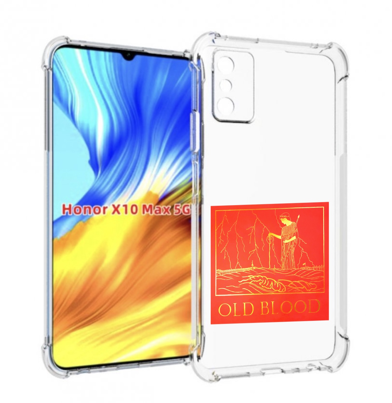 

Чехол Mypads Old Blood Boulevard Depo Для Honor X10 Max, Прозрачный, Tocco