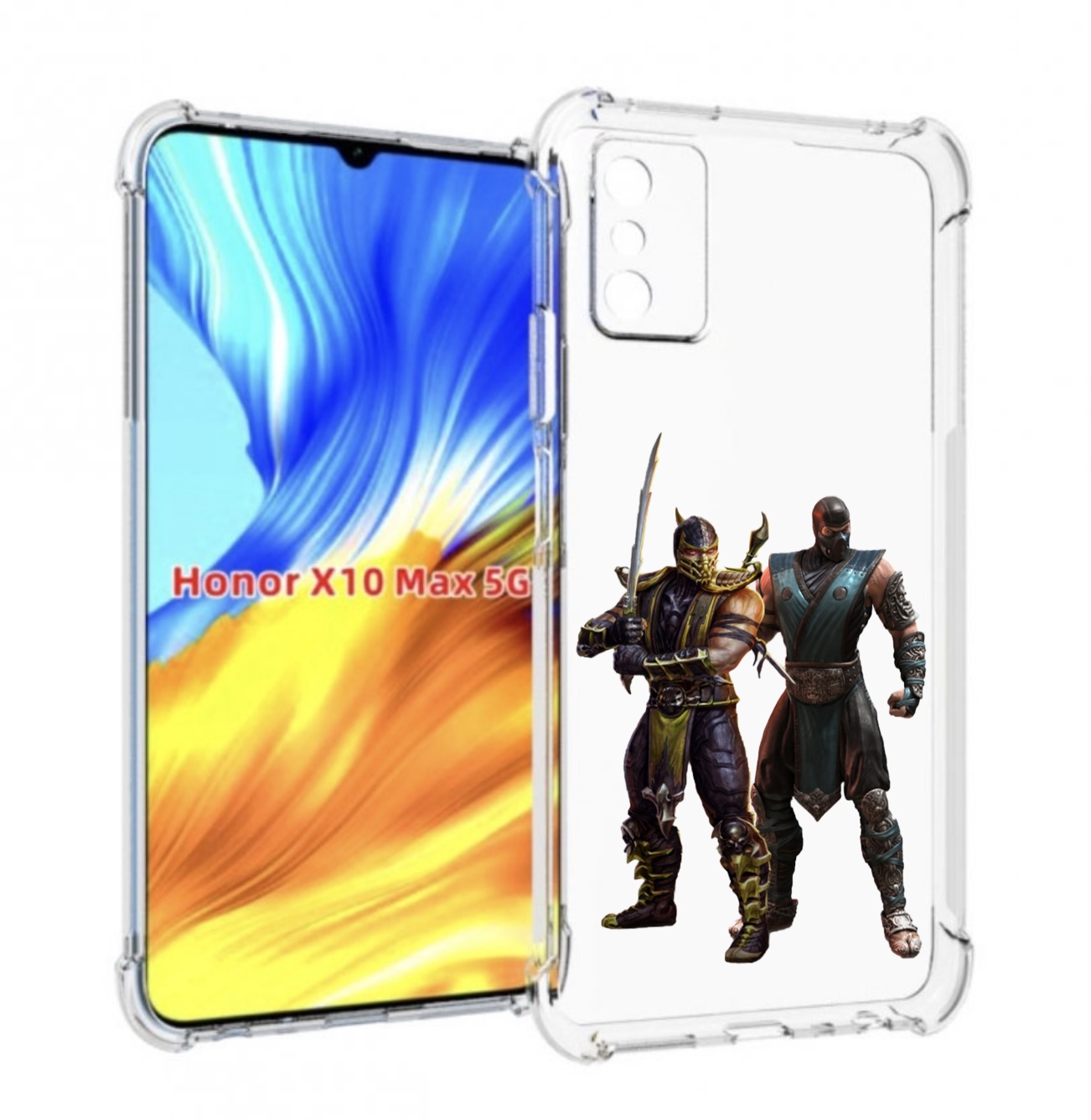 

Чехол MyPads Mortal-Kombat-1 для Honor X10 Max, Прозрачный, Tocco