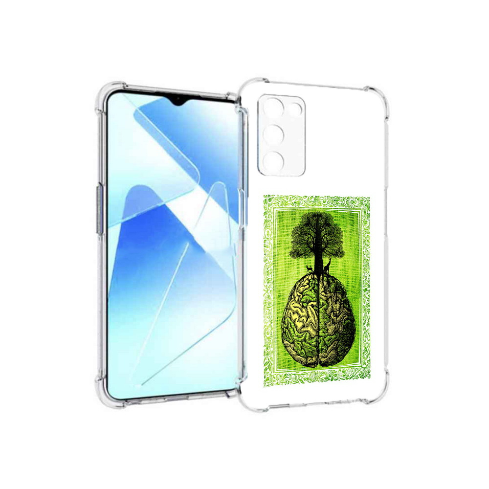 

Чехол MyPads Tocco для Infinix Zero X Pro абстракция здоровый мозг, Прозрачный, Tocco