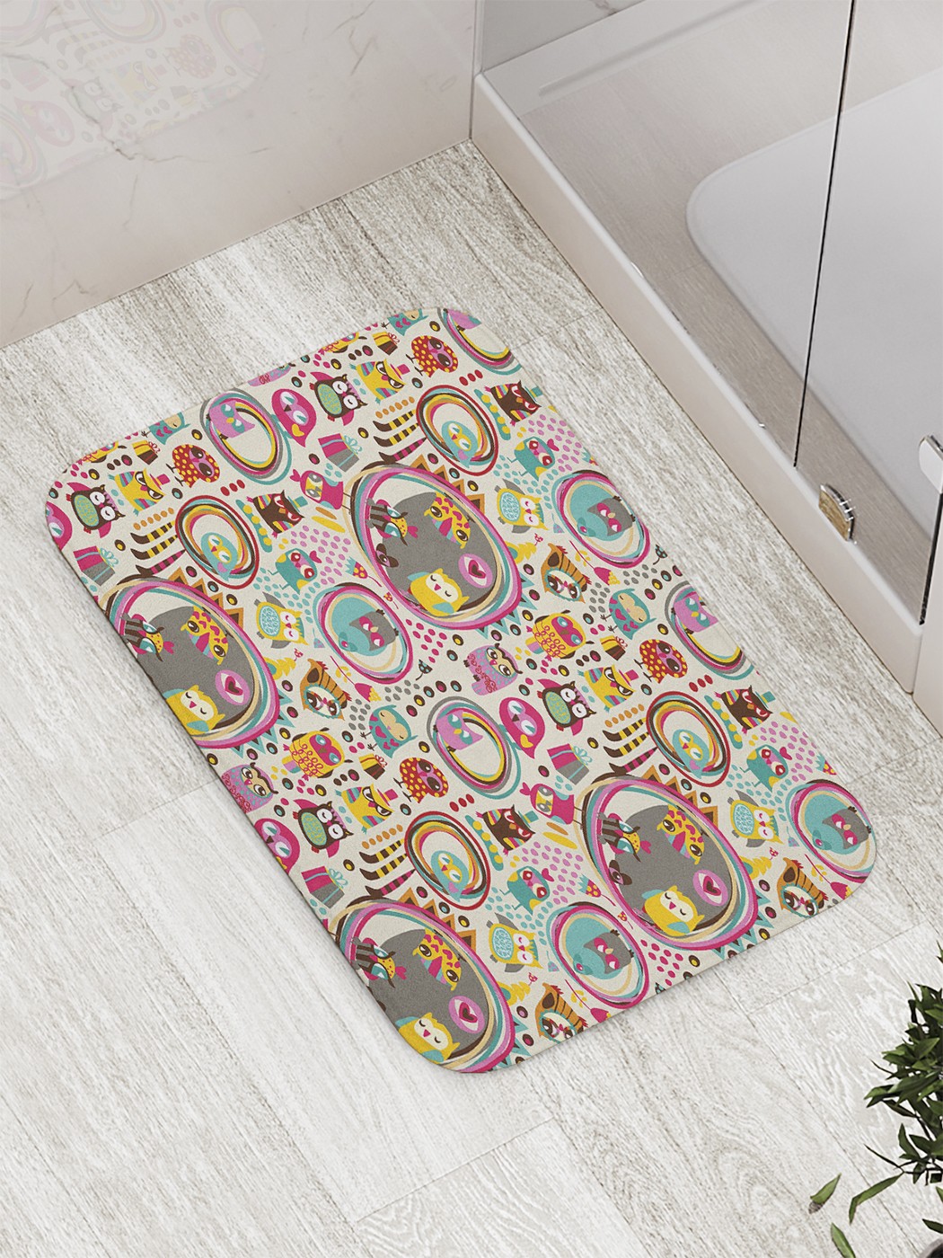 

Коврик противоскользящий для ванной, сауны, бассейна, 77х52 см bath_60452 JoyArty