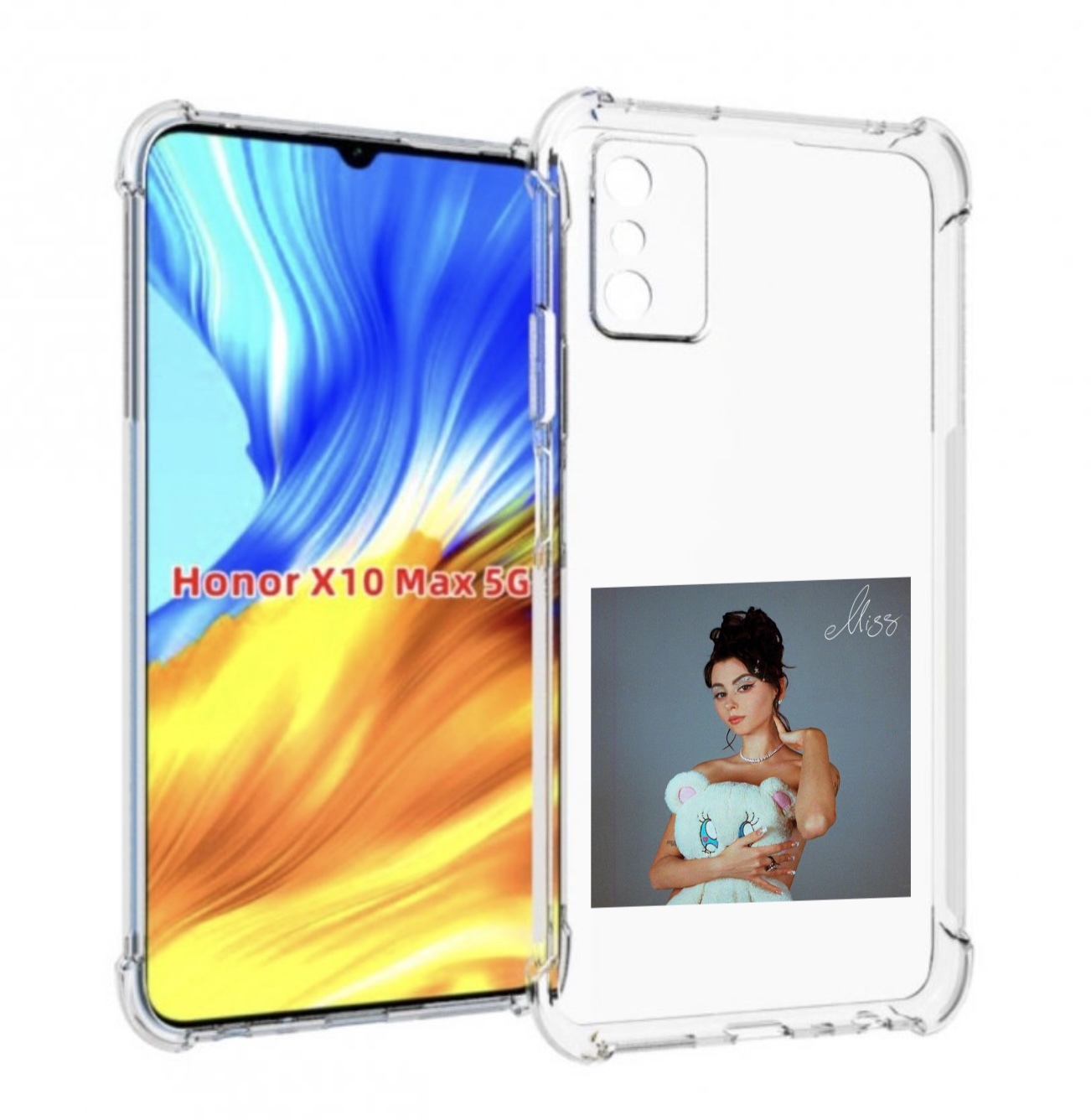 

Чехол Mypads Miss Дора Для Honor X10 Max, Прозрачный, Tocco