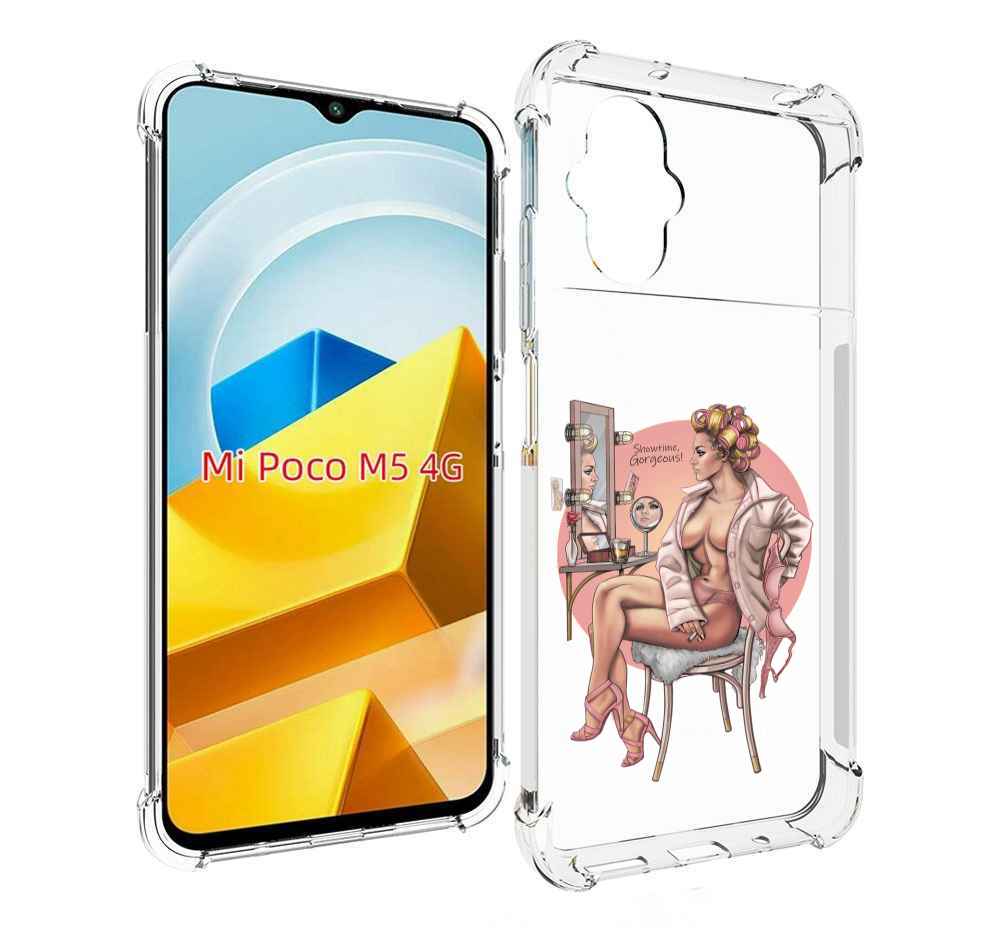 

Чехол Mypads Красивая-Девушка-С-Зеркалом Женский Для Xiao, Прозрачный, Tocco
