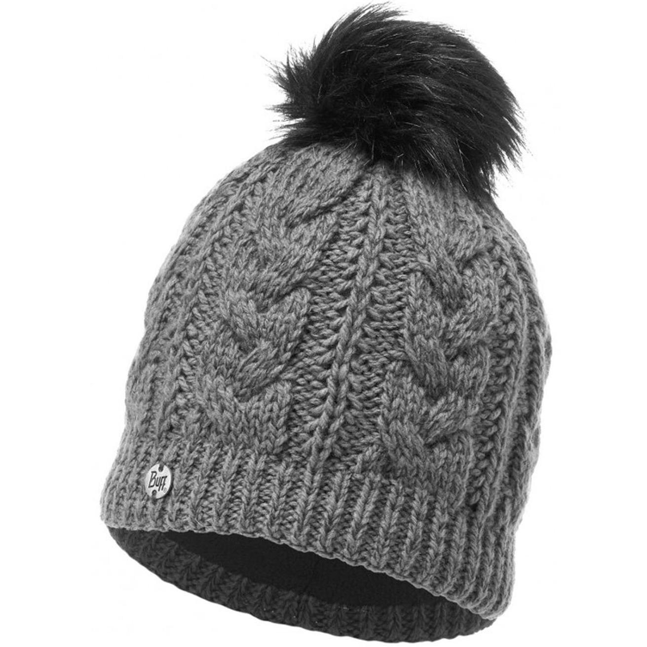 фото Шапка buff knitted & polar hat darla, grey pewter