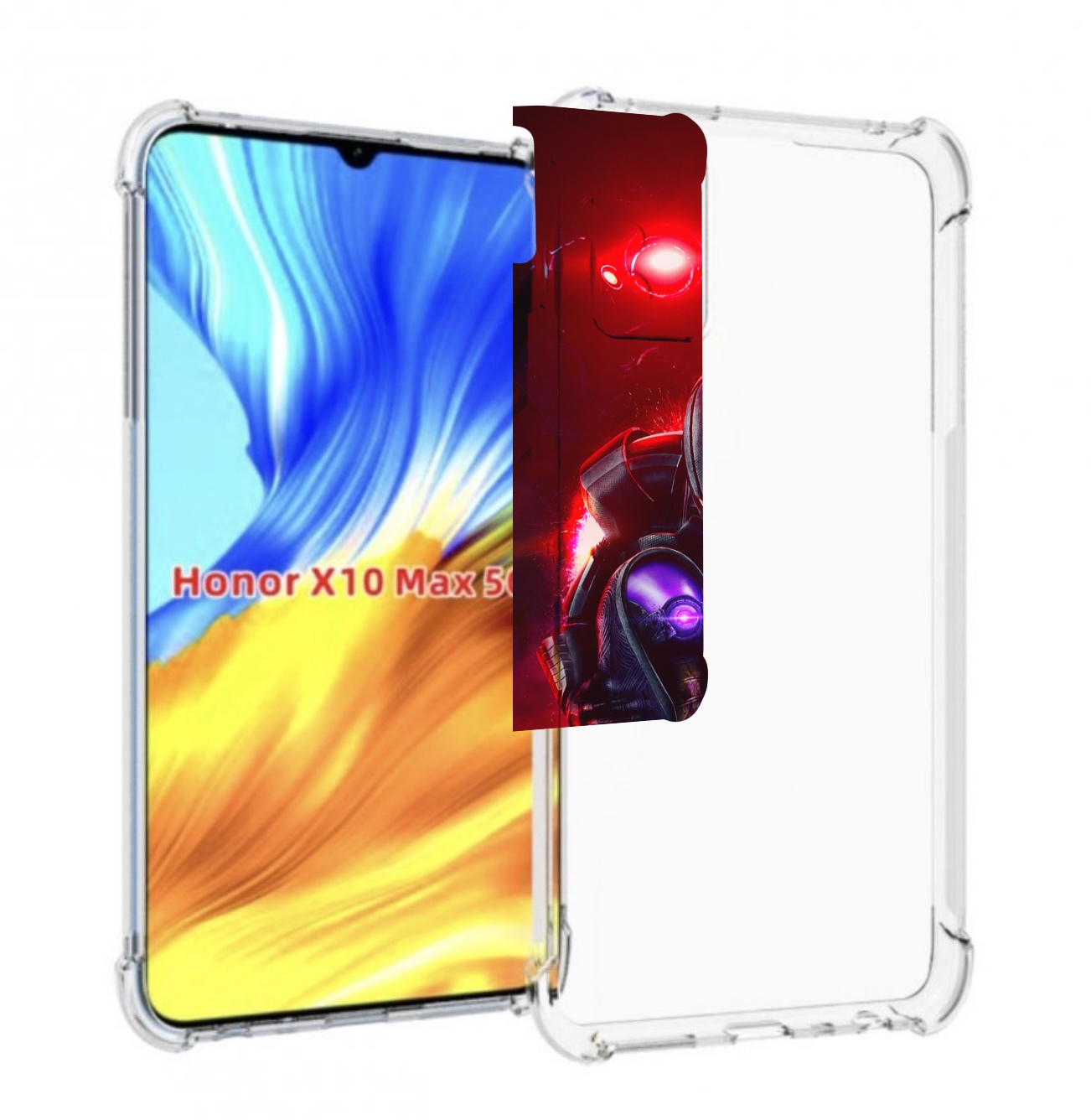 

Чехол Mypads Mass Effect Для Honor X10 Max, Прозрачный, Tocco