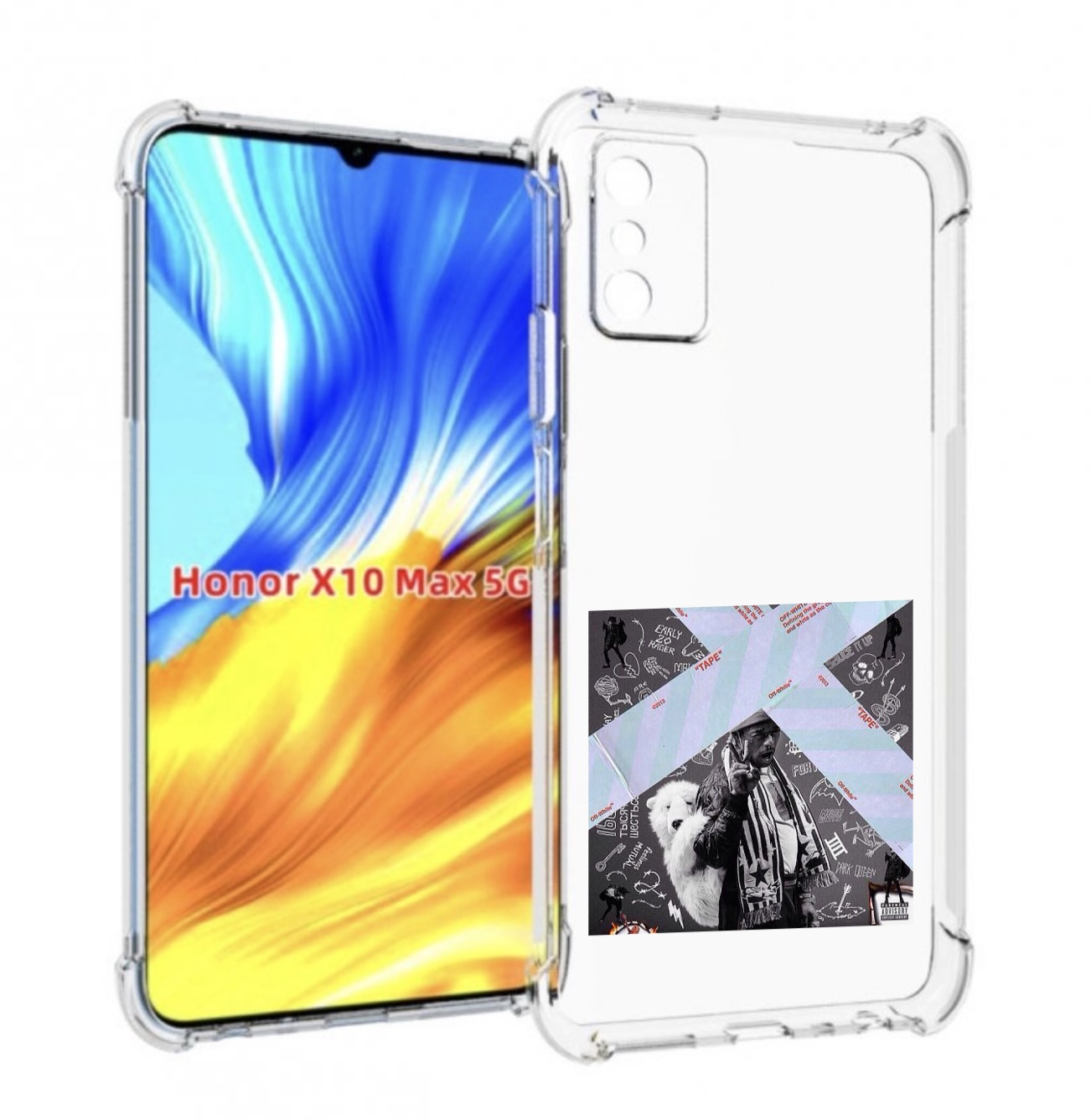 

Чехол MyPads Lil Uzi Vert - Luv Is Rage 2 для Honor X10 Max, Прозрачный, Tocco