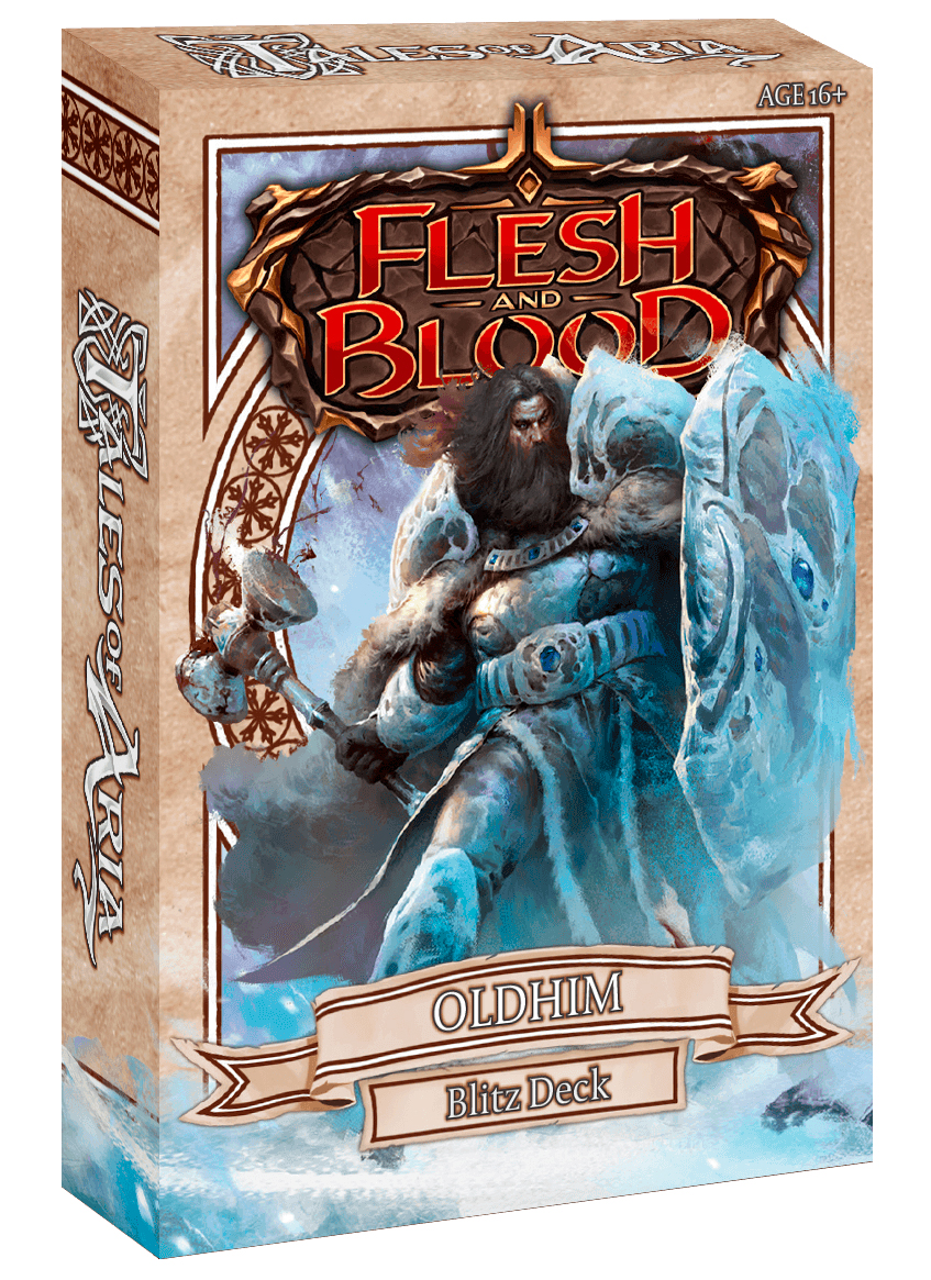 Настольная игра Flesh and Blood TCG: Стартовая колода Oldhim изд Tales of Aria 305460