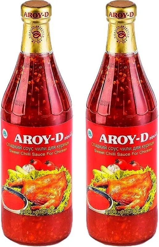 Соус сладкий чили для курицы AROY-D, 920 г х 2шт