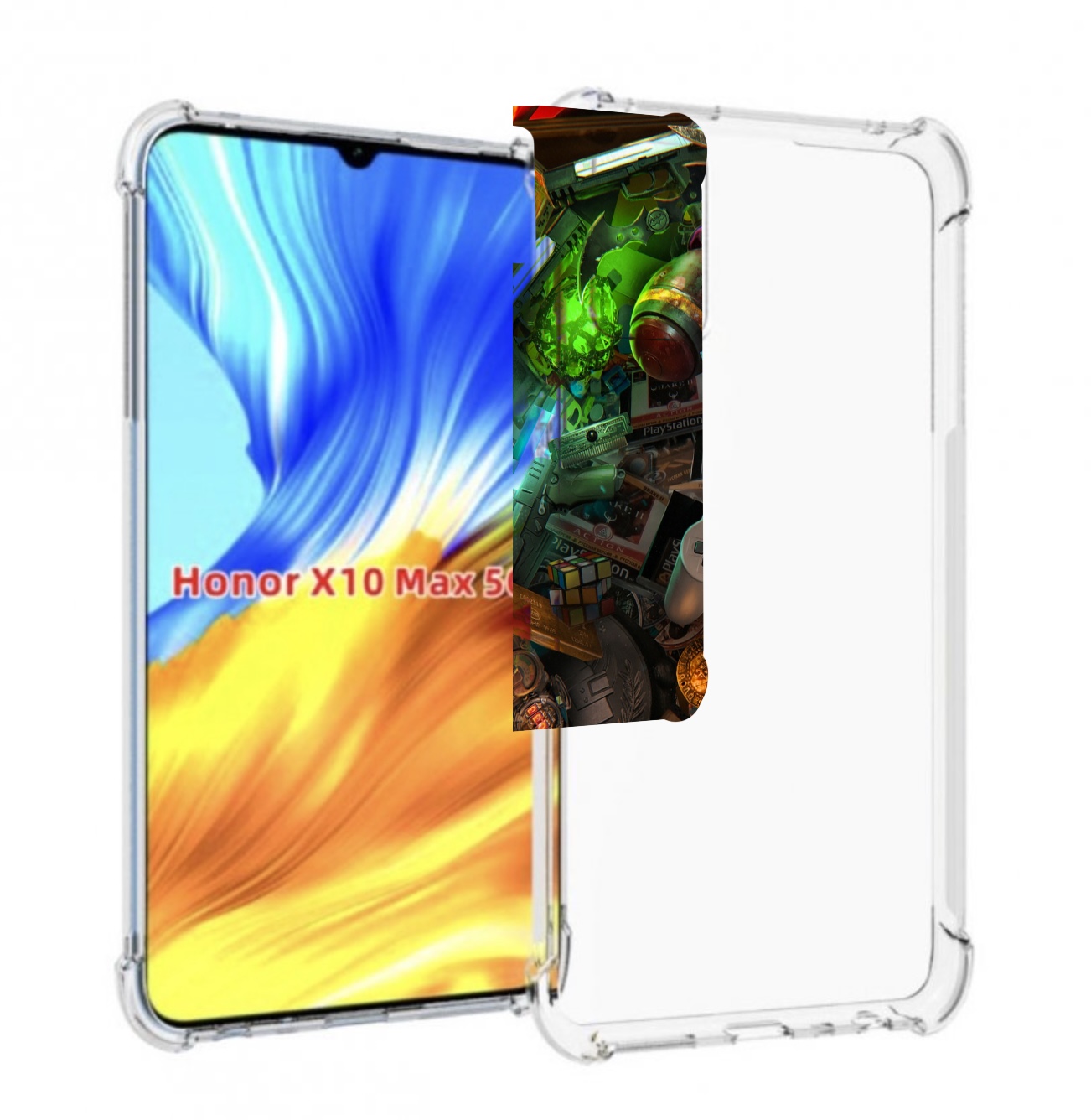 

Чехол MyPads JlaMBcPa6eM для Honor X10 Max, Прозрачный, Tocco