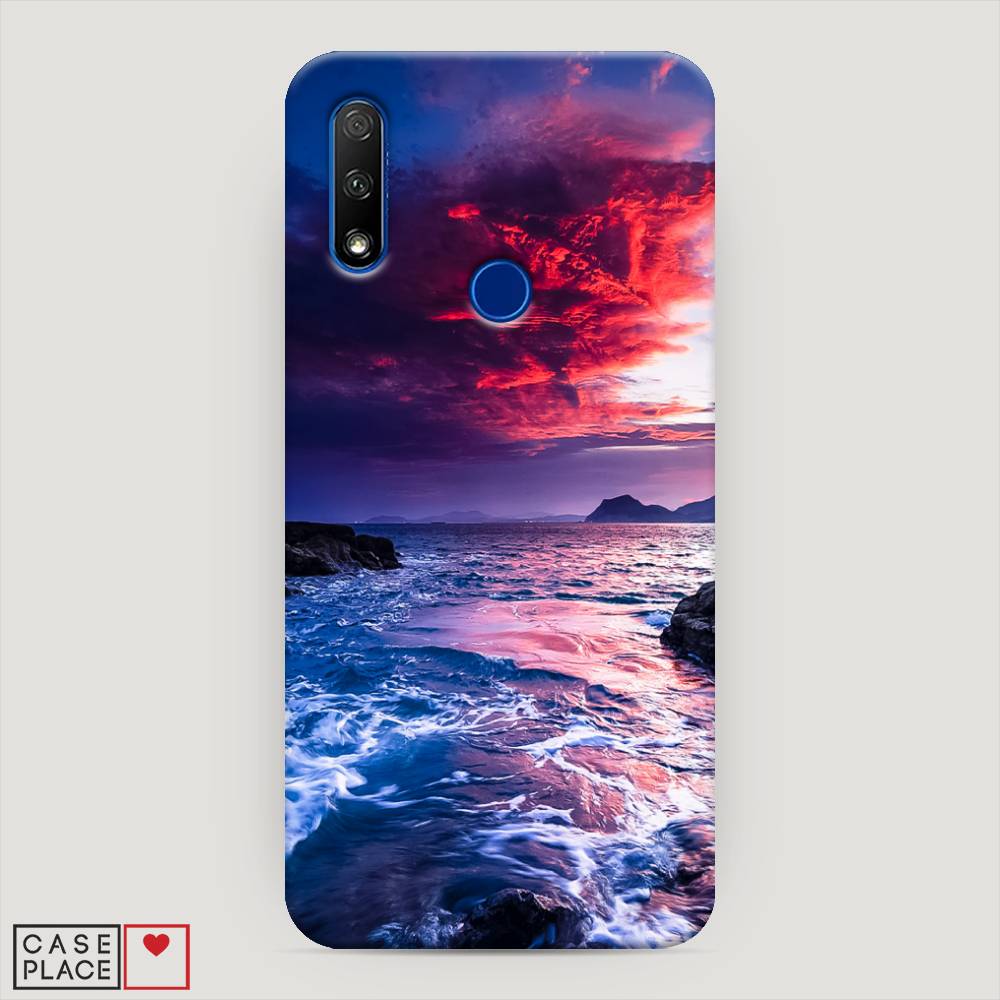 фото Чехол awog "волны 1" для honor 9x