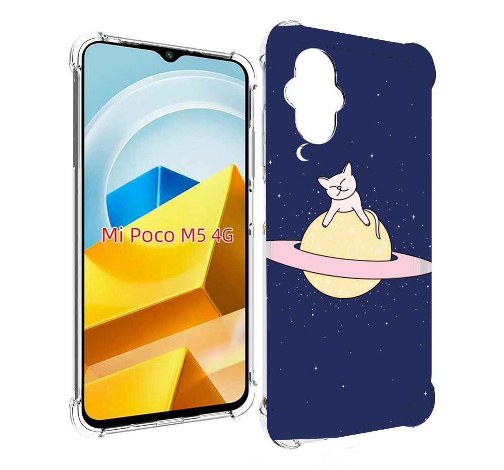 

Чехол MyPads Tocco для Xiaomi M5 котик на планете, Прозрачный, Tocco