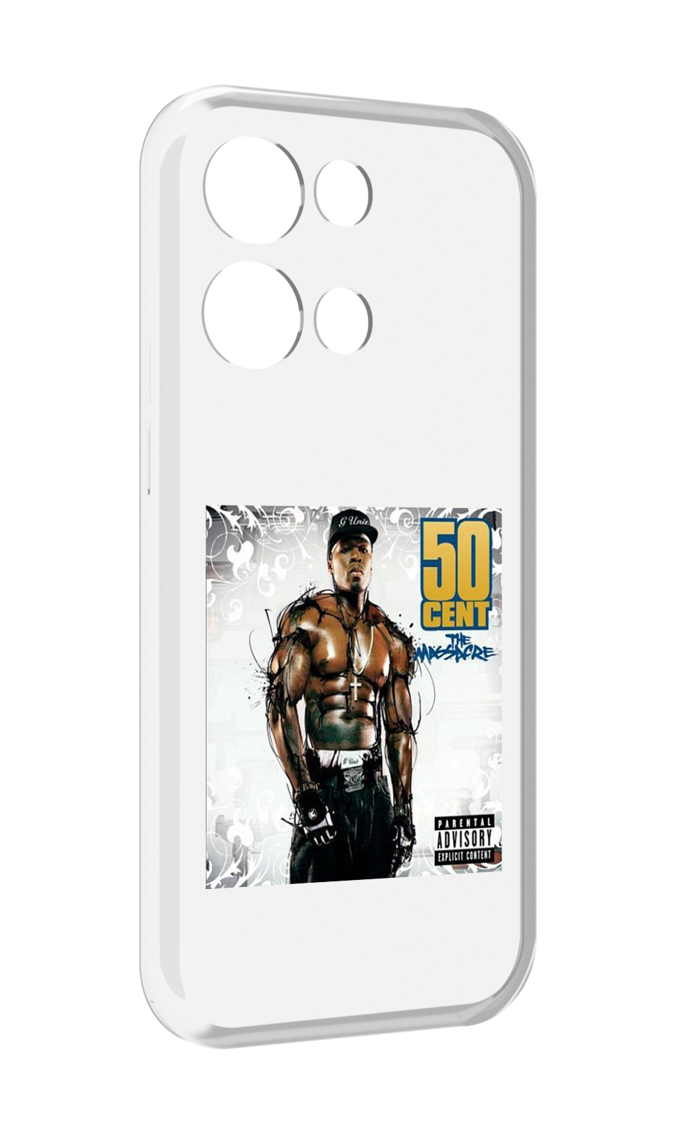 

Чехол MyPads 50 Cent - The Massacre для OPPO Reno8 Pro, Прозрачный, Tocco