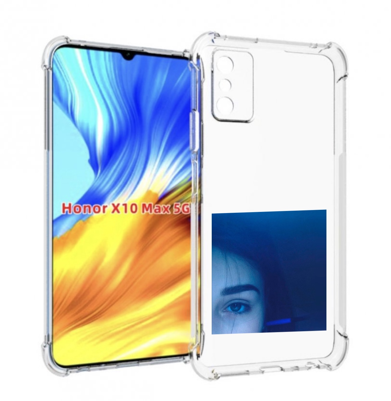 

Чехол MyPads Hate Love face для Honor X10 Max, Прозрачный, Tocco