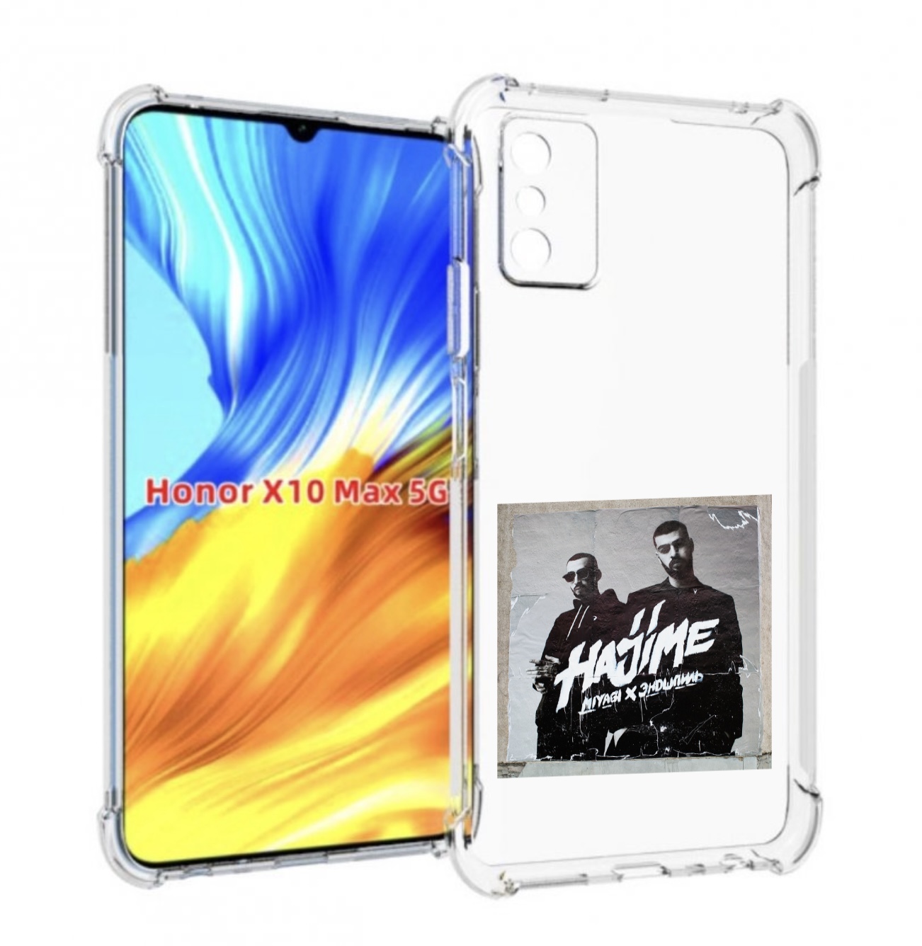 

Чехол MyPads Hajime, pt для Honor X10 Max, Прозрачный, Tocco
