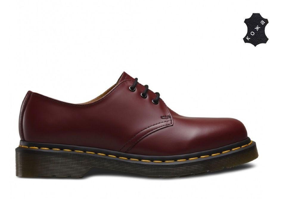 фото Полуботинки женские dr.martens 11838600 бордовые 41 eu dr. martens