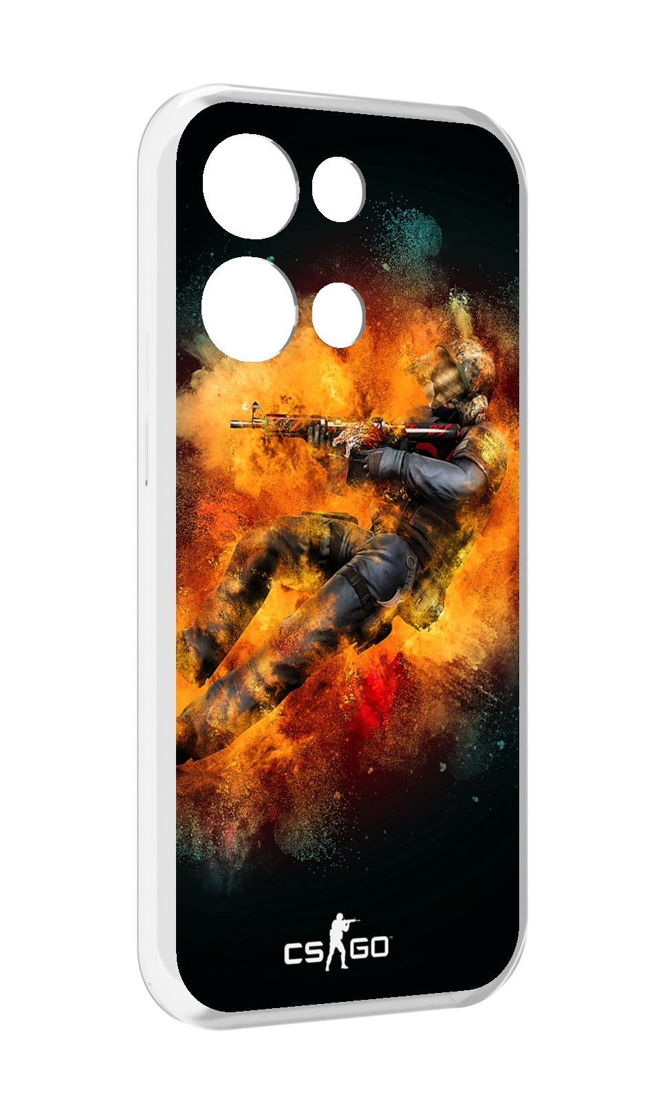

Чехол MyPads CS-go Контр-террорист для OPPO Reno8 Pro, Прозрачный, Tocco