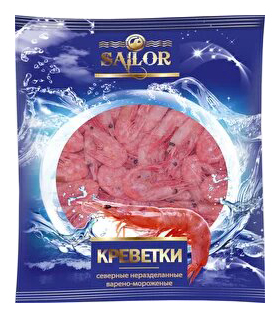 

Креветки Sailor, замороженные, без заправки, 1000 гр