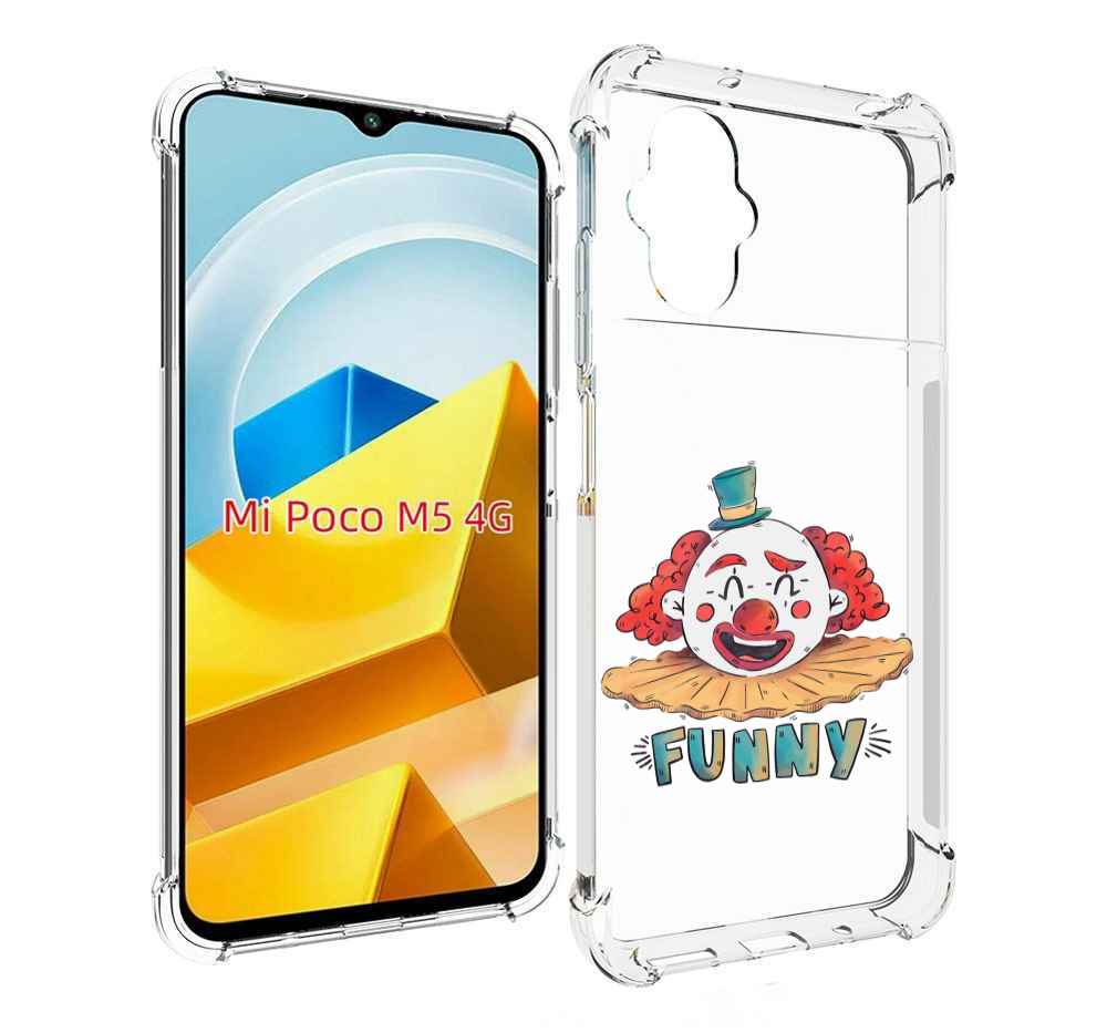 

Чехол MyPads Tocco для Xiaomi M5 клоун-смешной, Прозрачный, Tocco