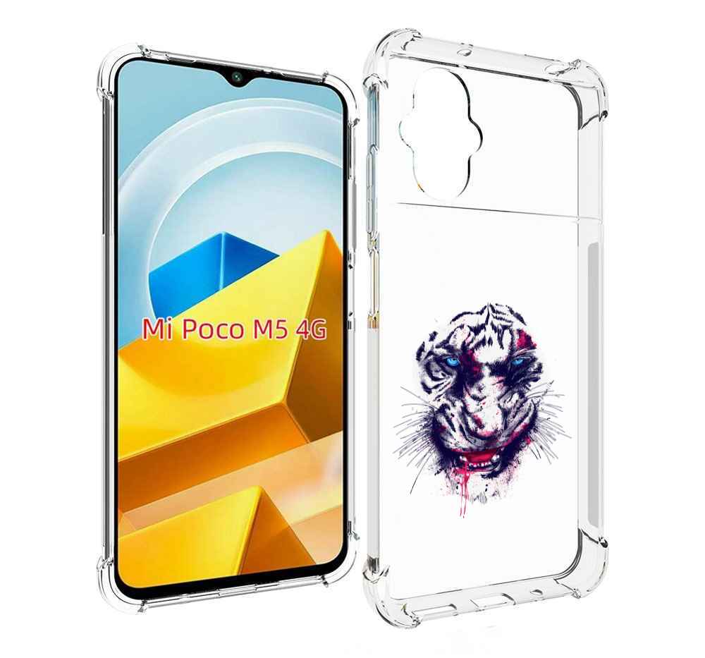 

Чехол MyPads Tocco для Xiaomi M5 безумный тигр, Прозрачный, Tocco