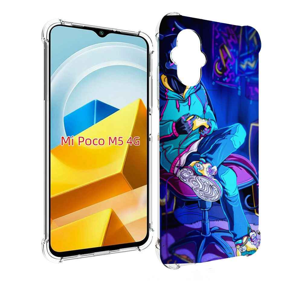 

Чехол MyPads Tocco для Xiaomi M5 киберпанк игрок, Прозрачный, Tocco