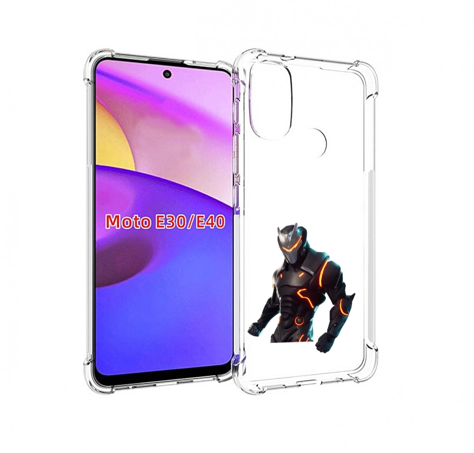 

Чехол бампер MyPads fortnite-1 для Motorola Moto E30., Прозрачный, Tocco