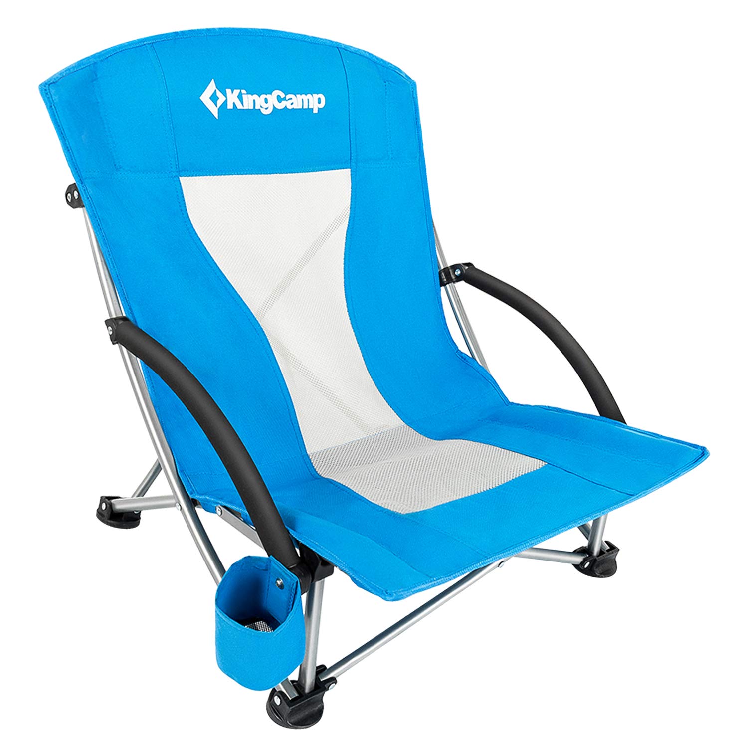 фото Туристическое кресло king camp 3841 portable low sling chair (синее) kingcamp