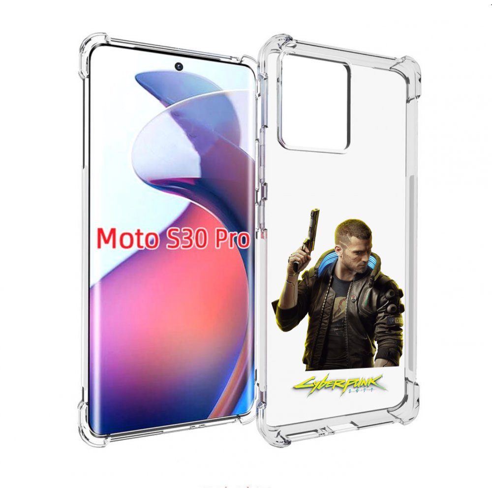 

Чехол MyPads Cyberpunk-2077 для Motorola Moto S30 Pro, Прозрачный, Tocco