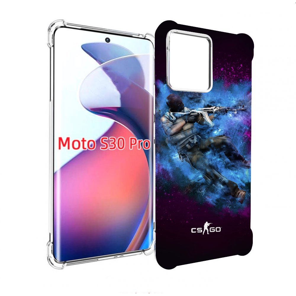 

Чехол MyPads CS-go-террорист для Motorola Moto S30 Pro, Прозрачный, Tocco