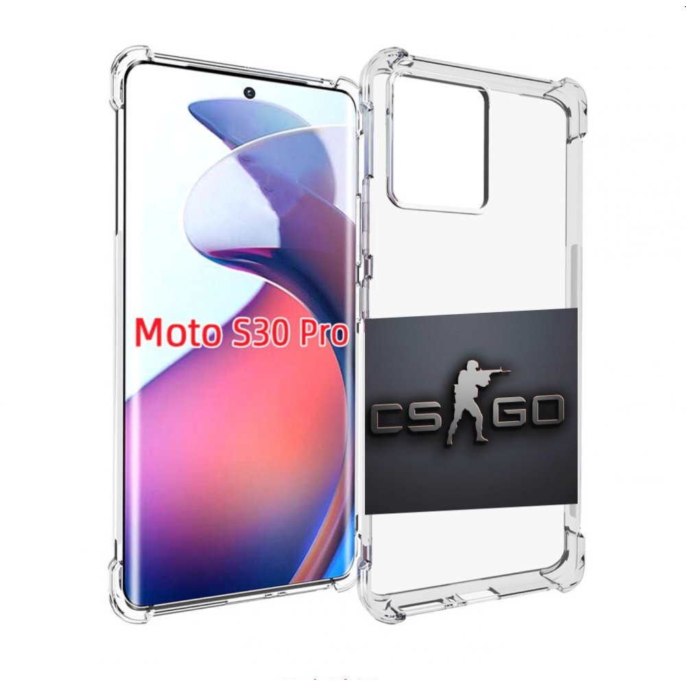 

Чехол MyPads CS go логотип мужской для Motorola Moto S30 Pro, Прозрачный, Tocco