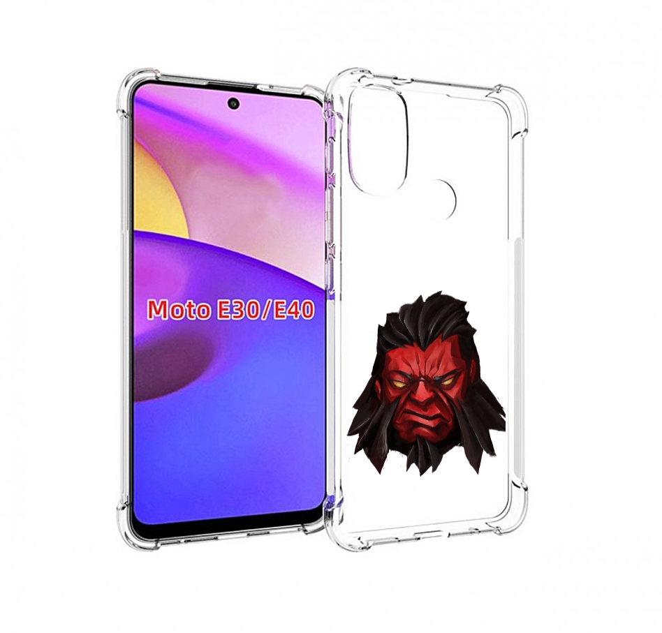 

Чехол бампер MyPads dota-2-axe для Motorola Moto E30., Прозрачный, Tocco