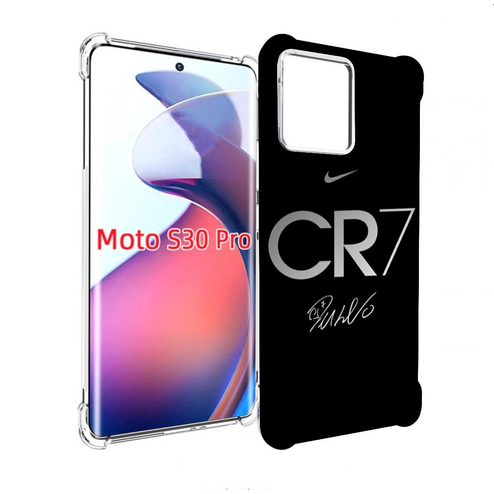 

Чехол MyPads CR7 для Motorola Moto S30 Pro, Прозрачный, Tocco
