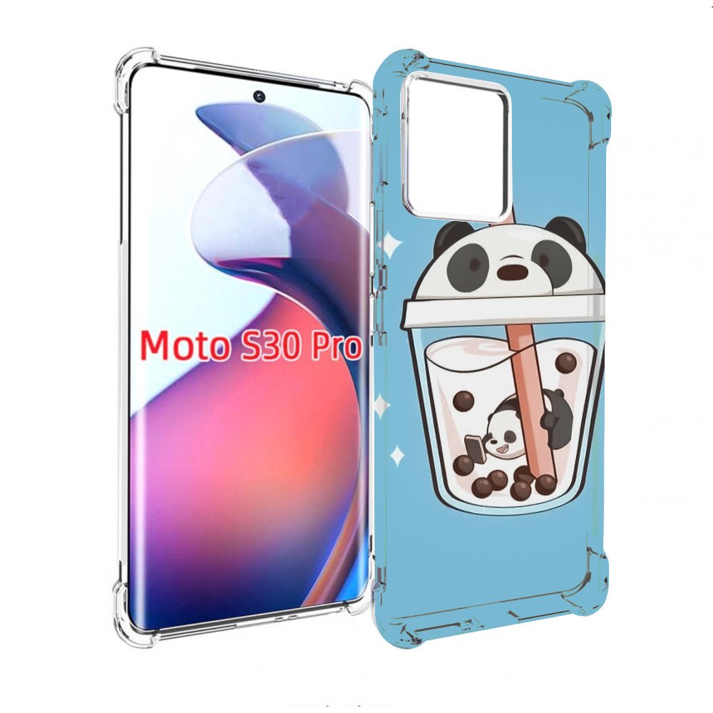 

Чехол MyPads Bubble tea для Motorola Moto S30 Pro, Прозрачный, Tocco