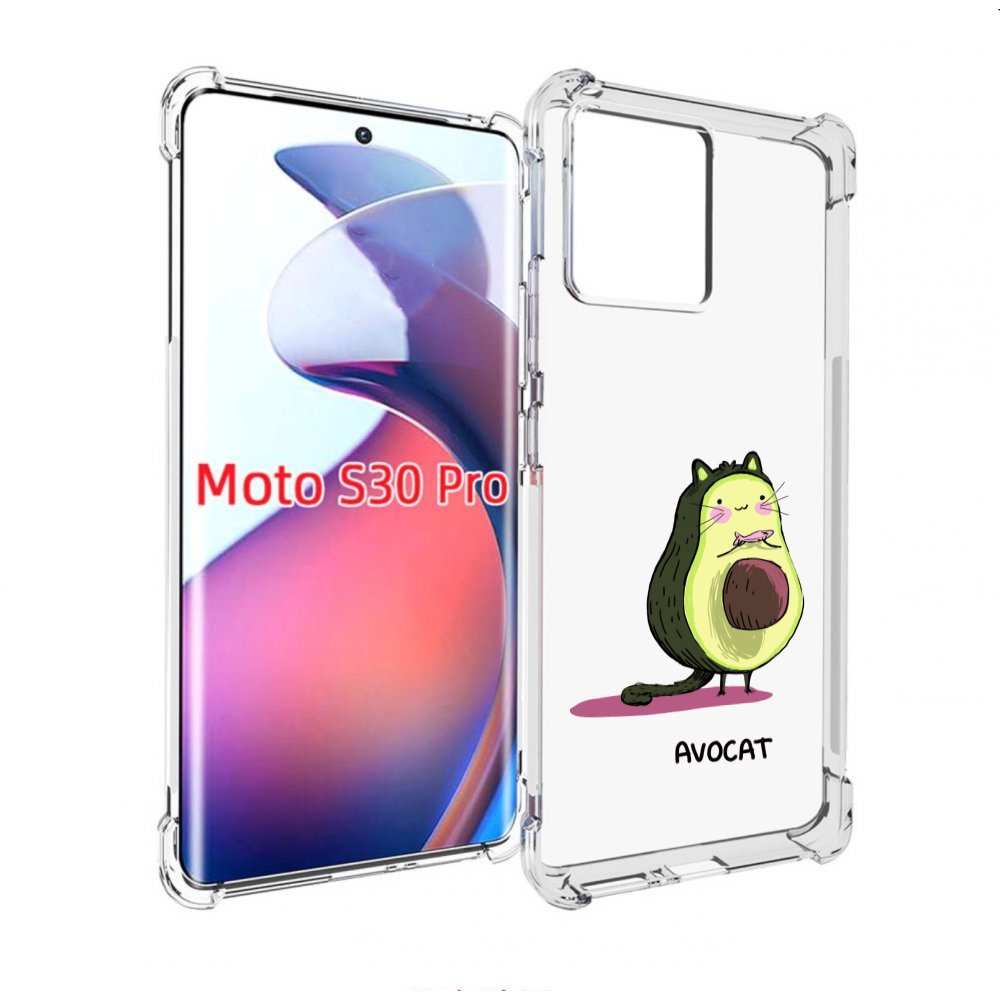 

Чехол MyPads Avocat для Motorola Moto S30 Pro, Прозрачный, Tocco