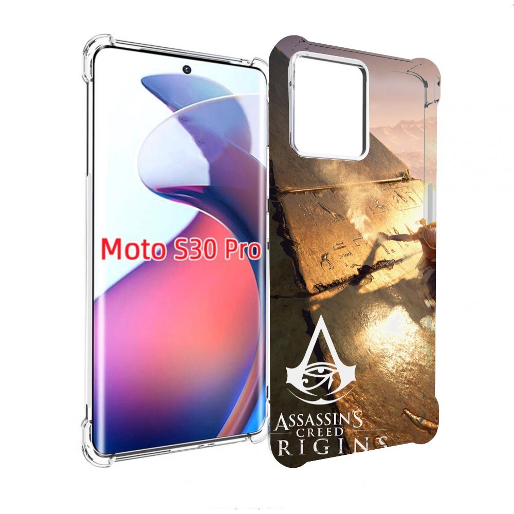 

Чехол MyPads Assassin's Creed Origins для Motorola Moto S30 Pro, Прозрачный, Tocco