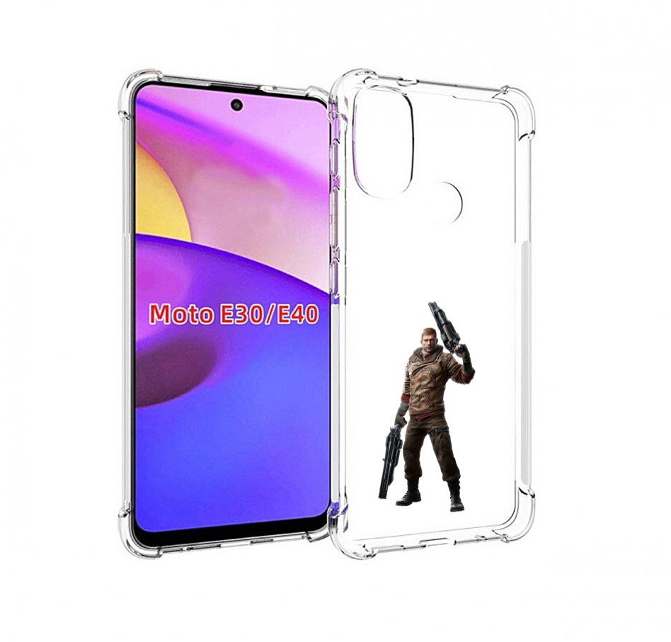 

Чехол бампер MyPads Wolfenstein для Motorola Moto E30., Прозрачный, Tocco