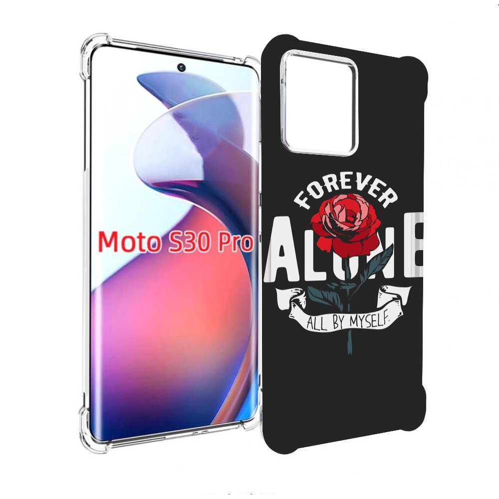 

Чехол MyPads Alone для Motorola Moto S30 Pro, Прозрачный, Tocco