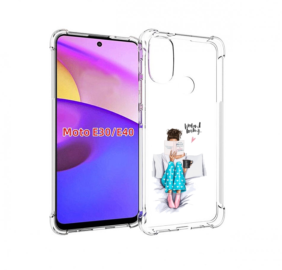 

Чехол бампер MyPads Weekend-loading для Motorola Moto E30., Прозрачный, Tocco