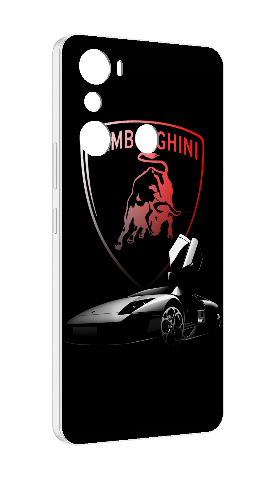 

Чехол MyPads Ламборгини-black мужской для Infinix Hot 20i, Прозрачный, Tocco