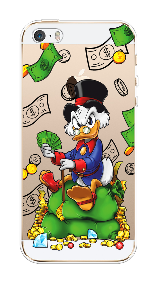 

Чехол на Apple iPhone 5/5S/SE "Scrooge Richness", Черный;синий;зеленый, 10350-1
